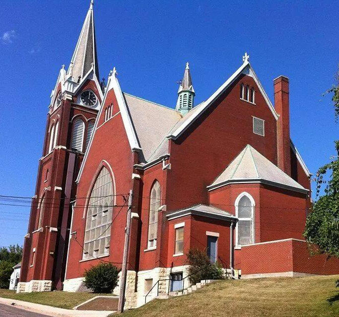Exterior of Holy Ghost Lutheran Church in Milwaukee, WI
